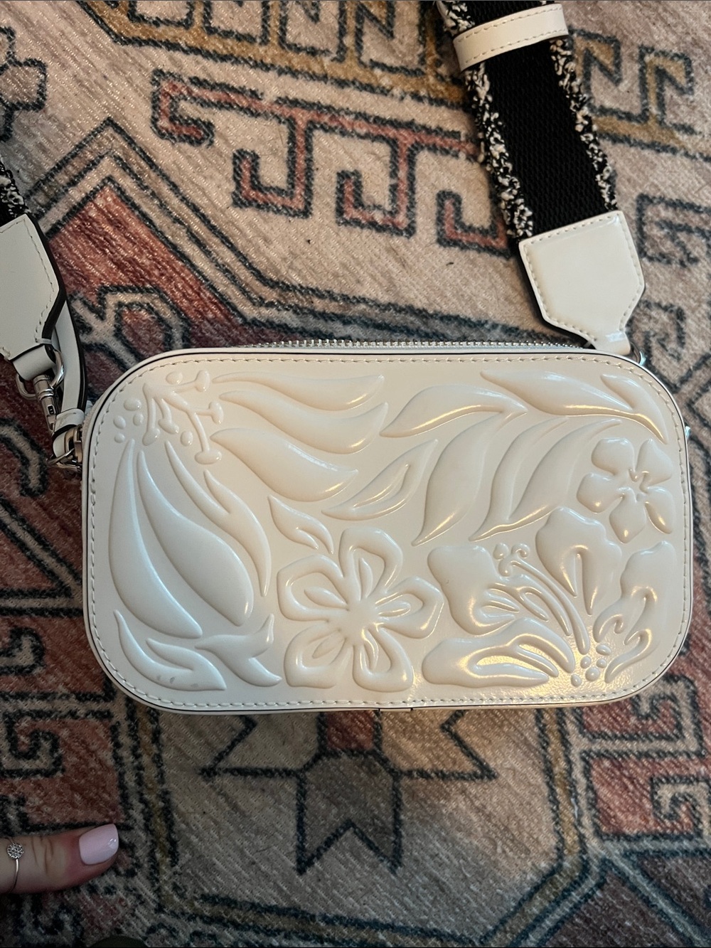 Tory Burch White Crossbody - Picture 2 of 4